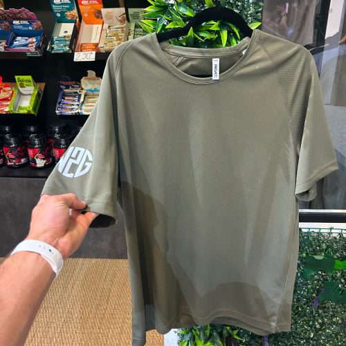 T-shirt de sport Kaki